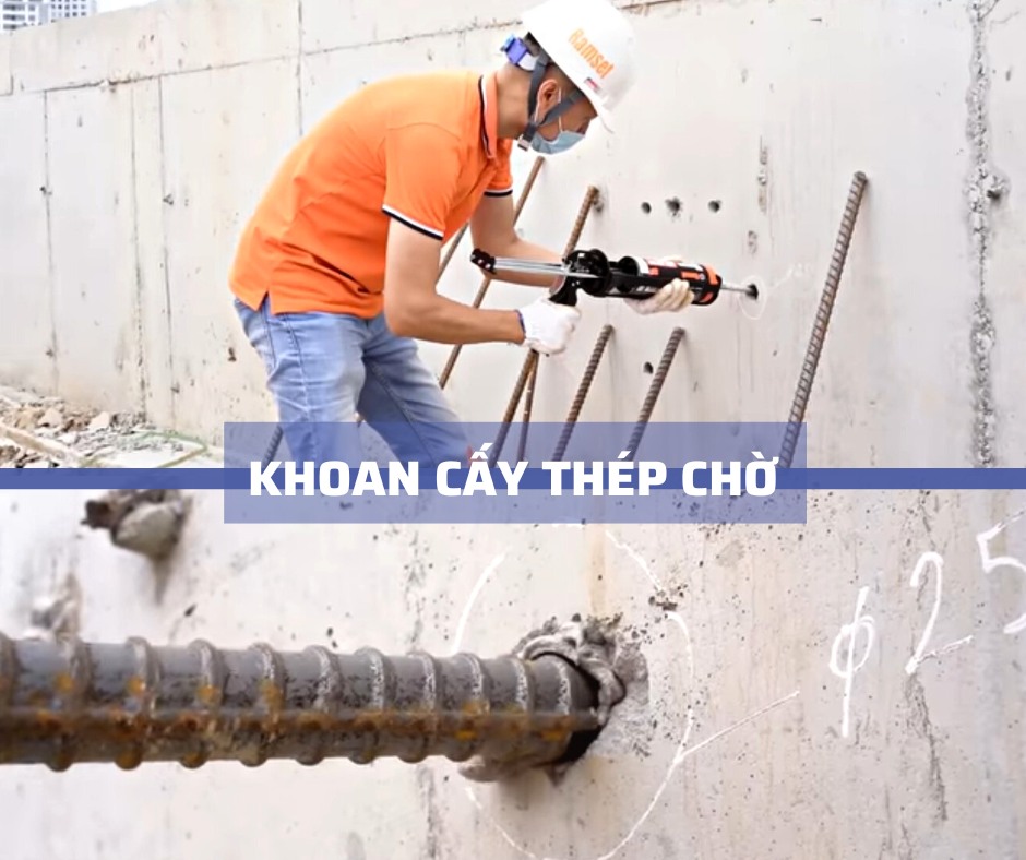 Hóa chất cấy thép