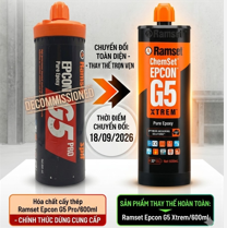 Thông báo dừng cung cấp Ramset Epcon G5 Pro/600 ml tại thị trường Việt Nam từ ngày 18/09/2026