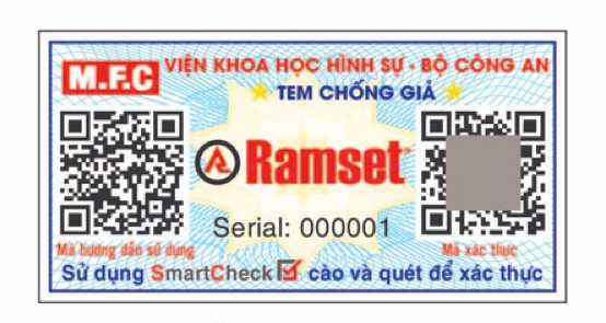 Tem xác thực hàng Ramset Epcon G5 Pro chính hãng năm 2025 (PH đợt 4)